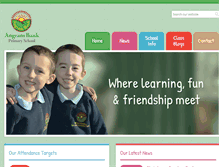 Tablet Screenshot of angrambankprimary.co.uk